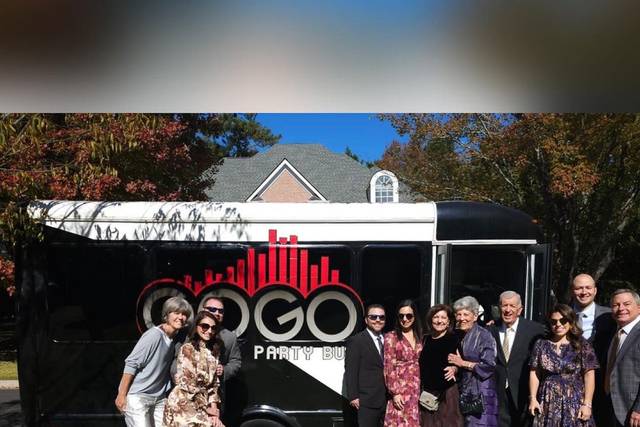 GoGo Party Bus Wedding Guests