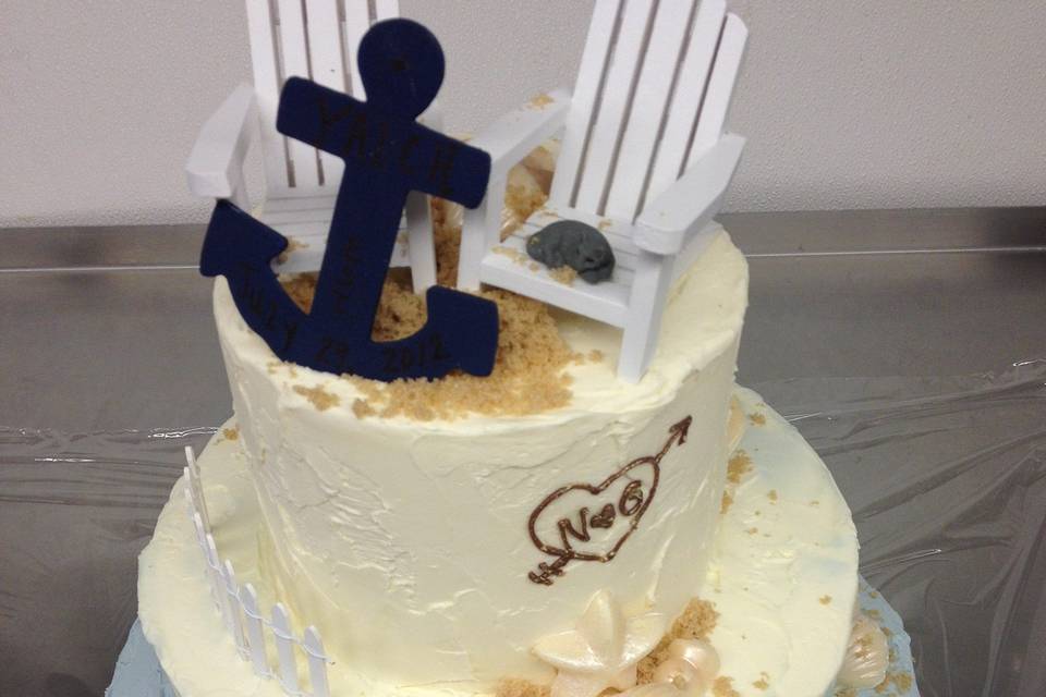 Seaside cake