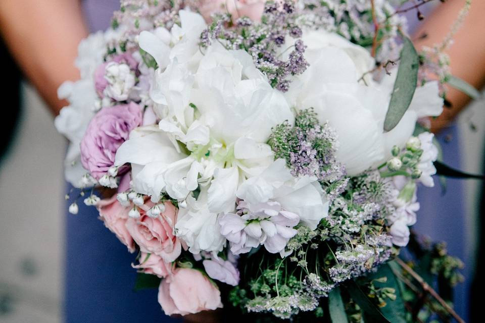 White wedding bouquet