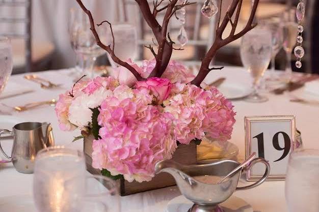 Pink peonies