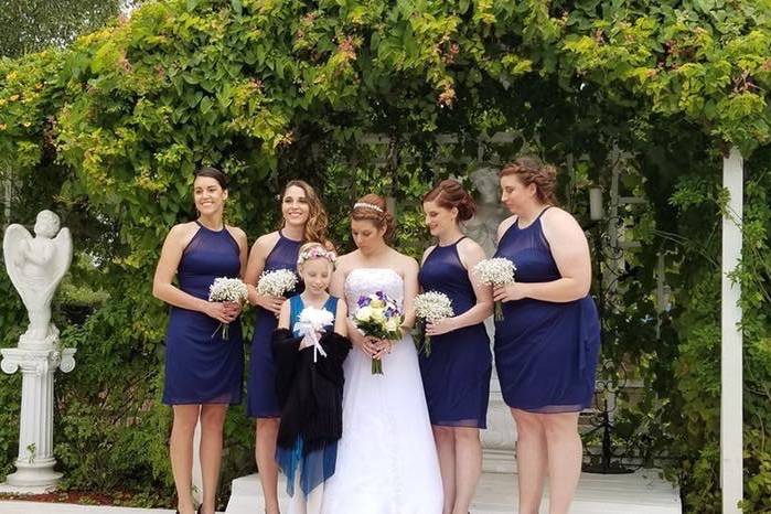 Bridal party hair & makeup