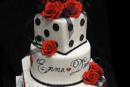 Fun wedding cake