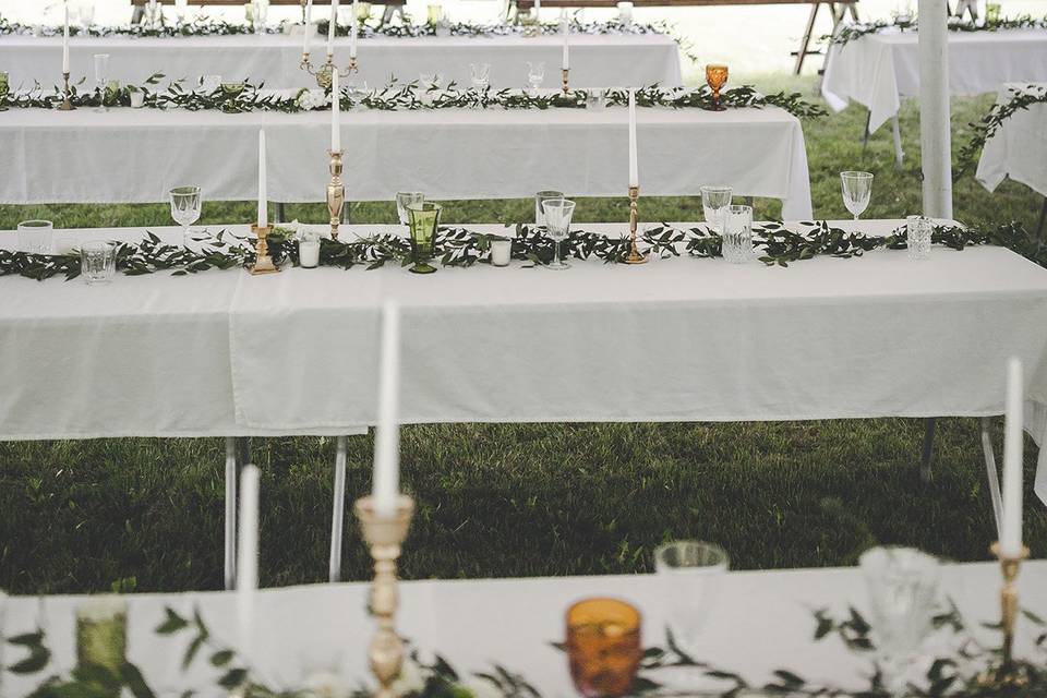 Garden Wedding in the Woods