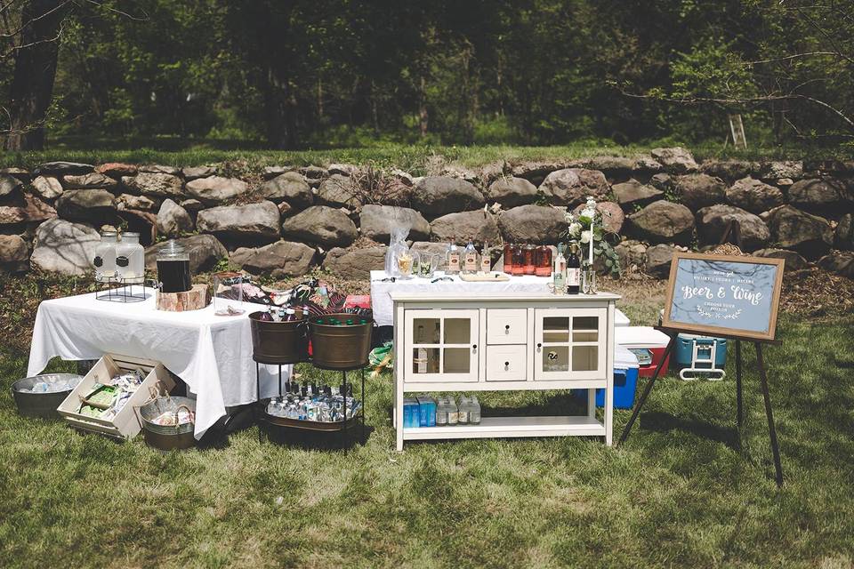 Garden Wedding in the Woods