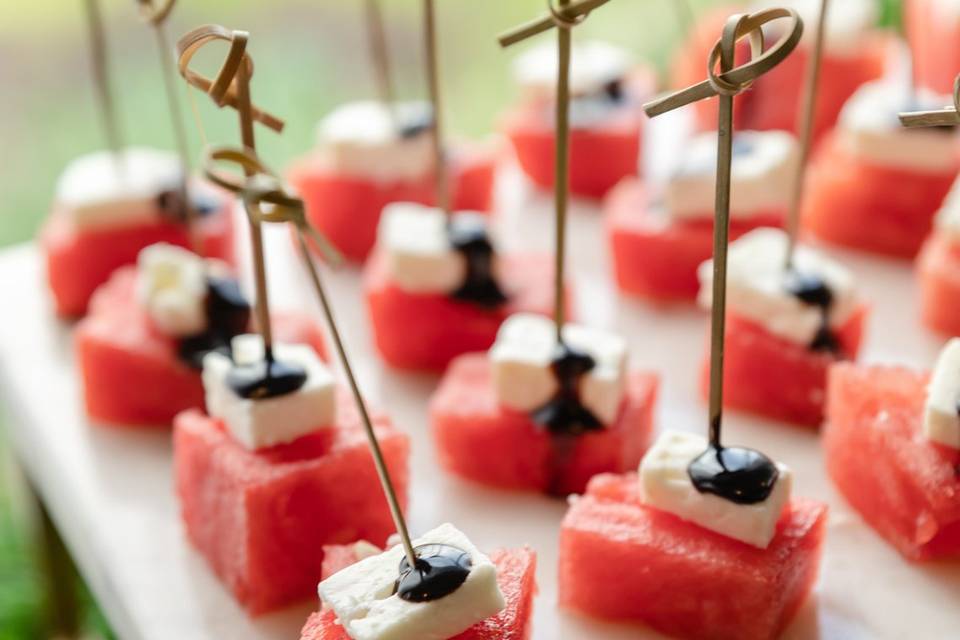 Passed Watermelon Skewers
