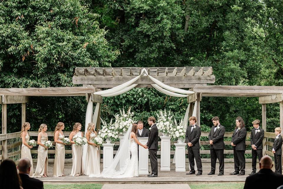 Decorated Pergola