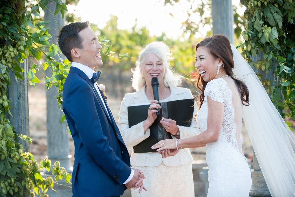 Blessing the marriage