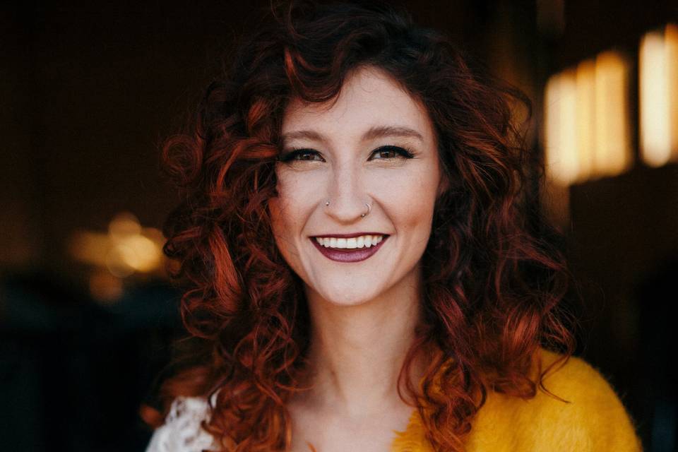 Soft makeup and curls | Photo by Cassie Rosch