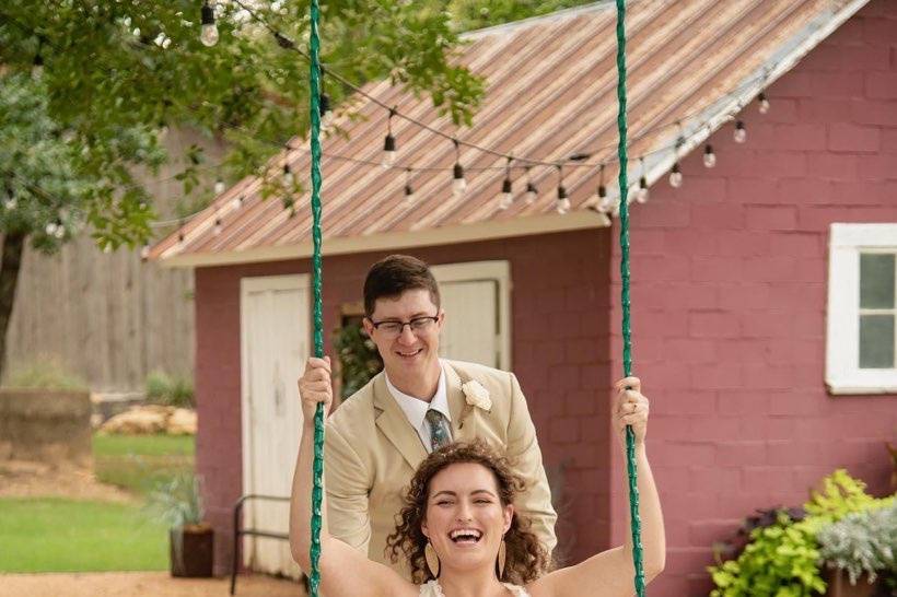 Bride and Groom Swing