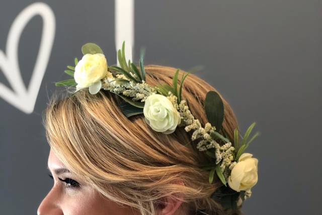 Hair and crown