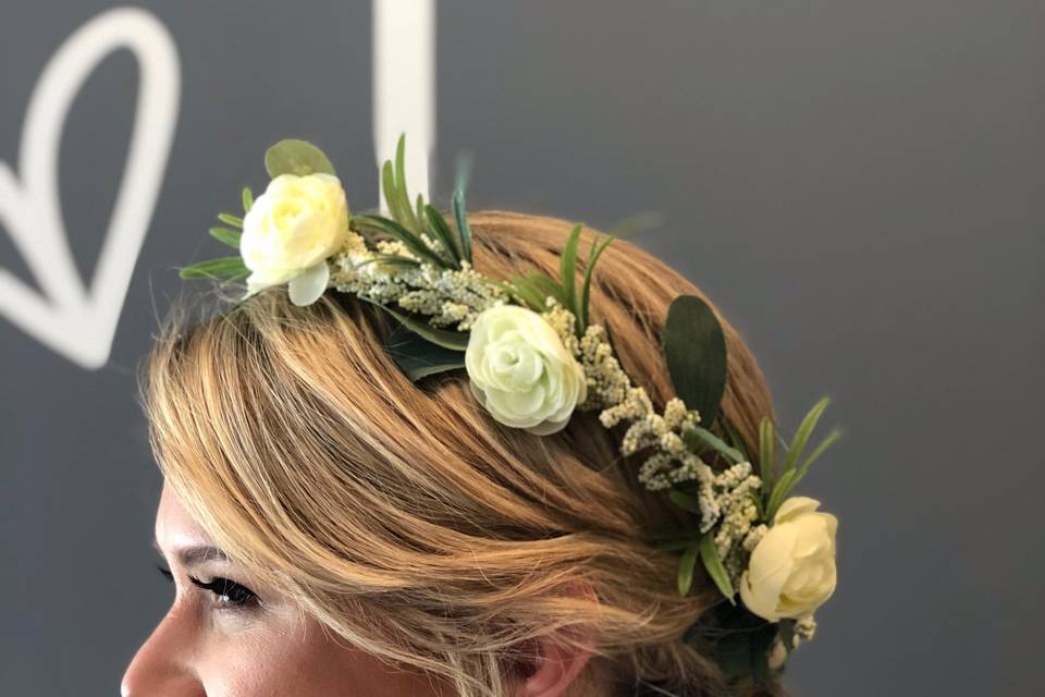 Hair and crown