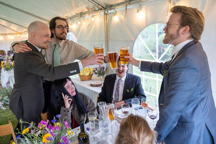 Bend Oregon wedding reception