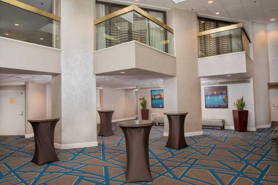 Cocktail reception space