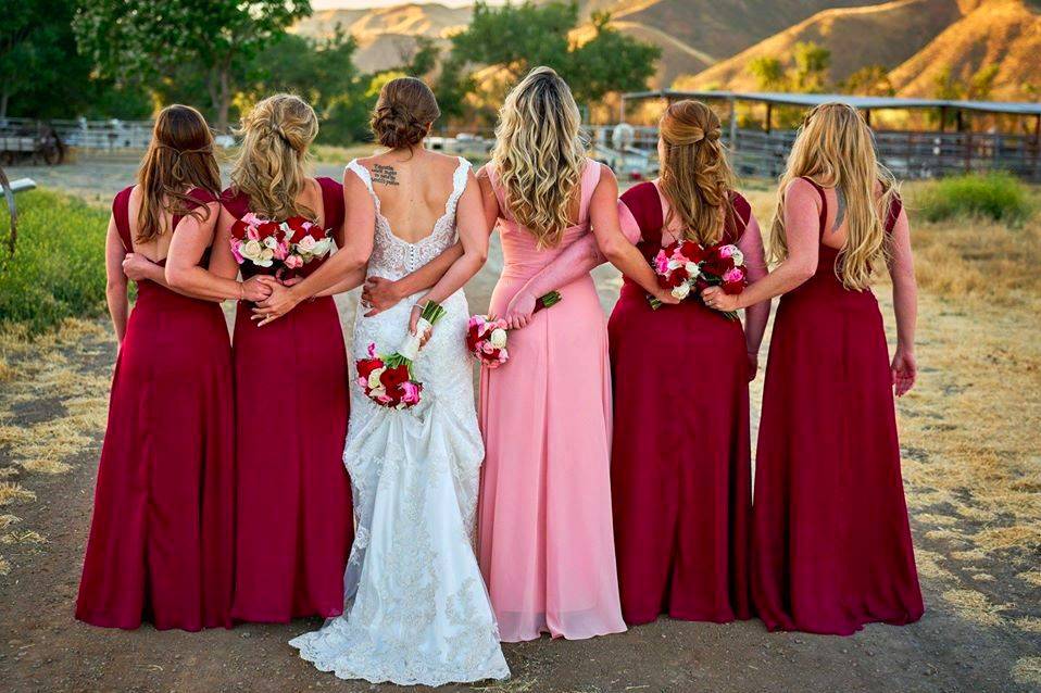 The bridal party