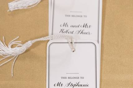 Place Card Bookmarks