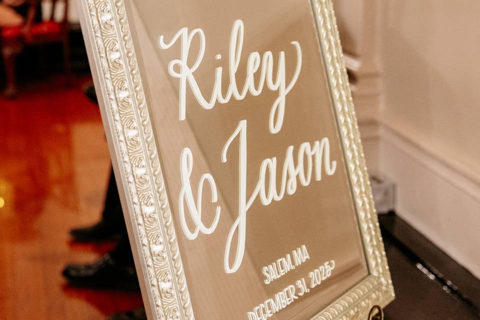 Wedding Welcome Signage