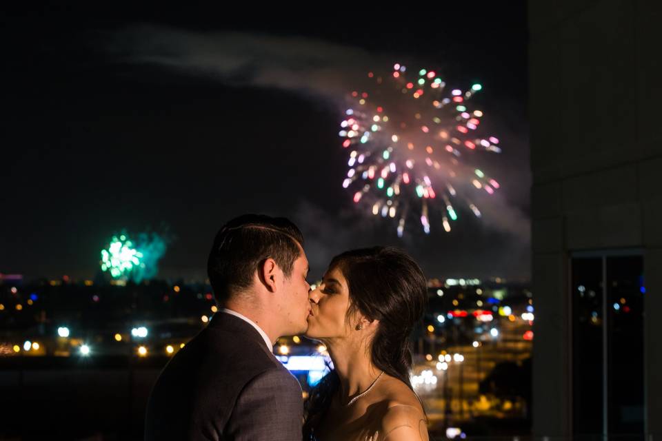 Fireworks on the Terrace