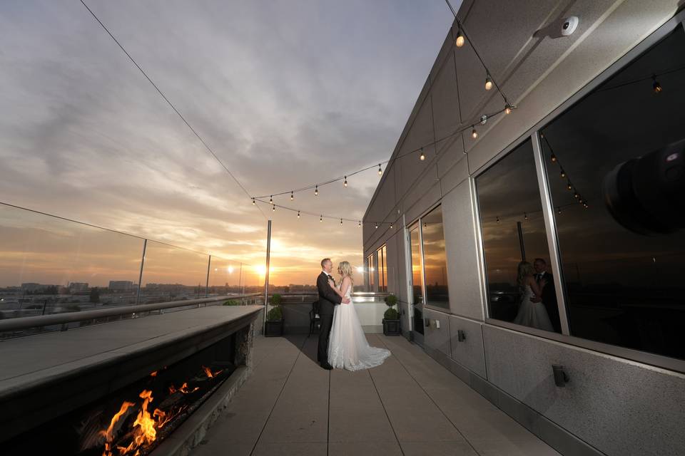 Sunset Romance on The Terrace