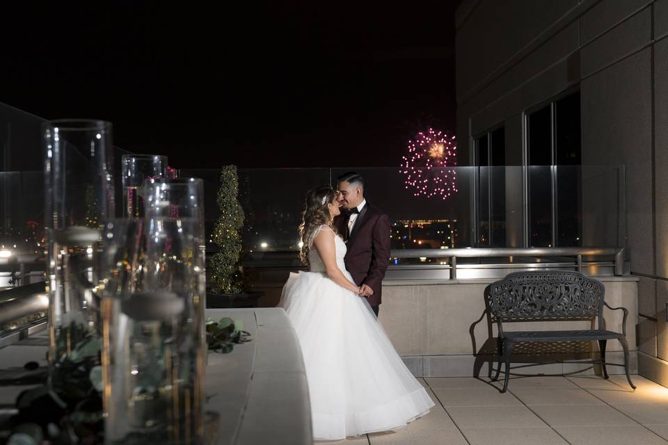 Fireworks on the Terrace