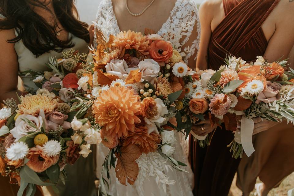 Rust Summer Bouquets