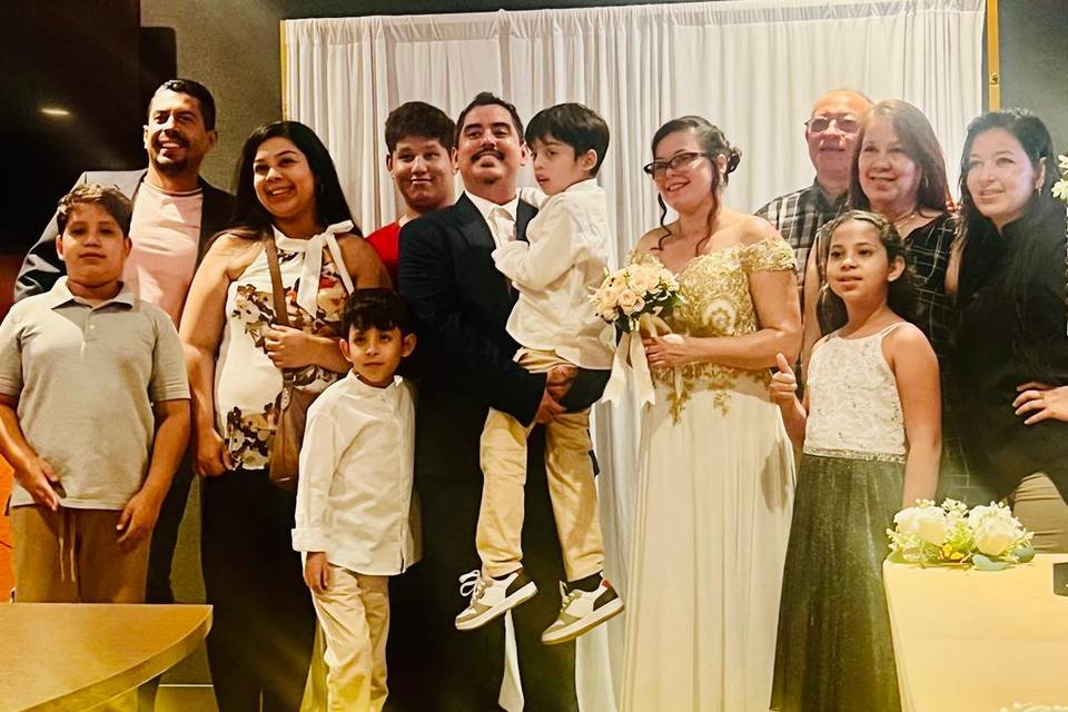 Officiant plus venue