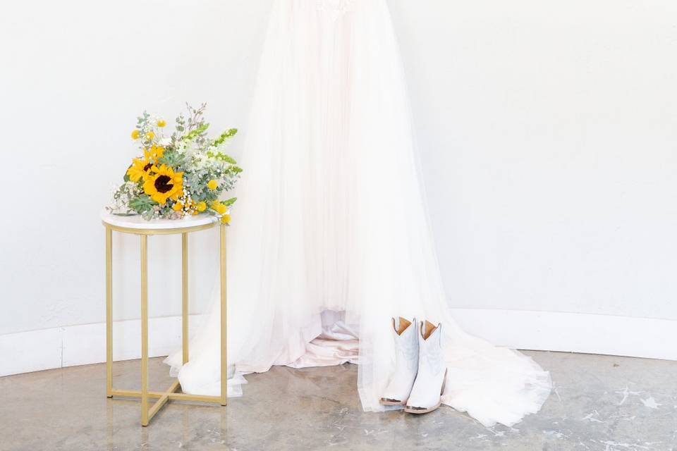 Details, Wedding dress, flower