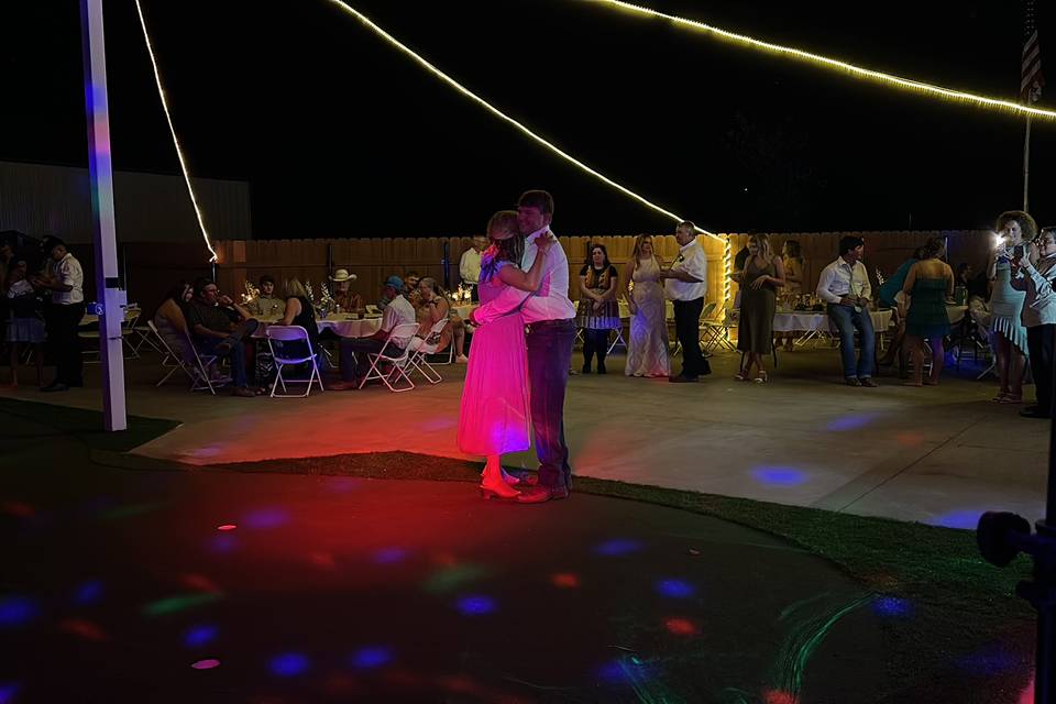 MOM and son dance