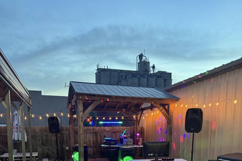 Out side set up