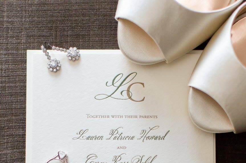 Clean invitation look