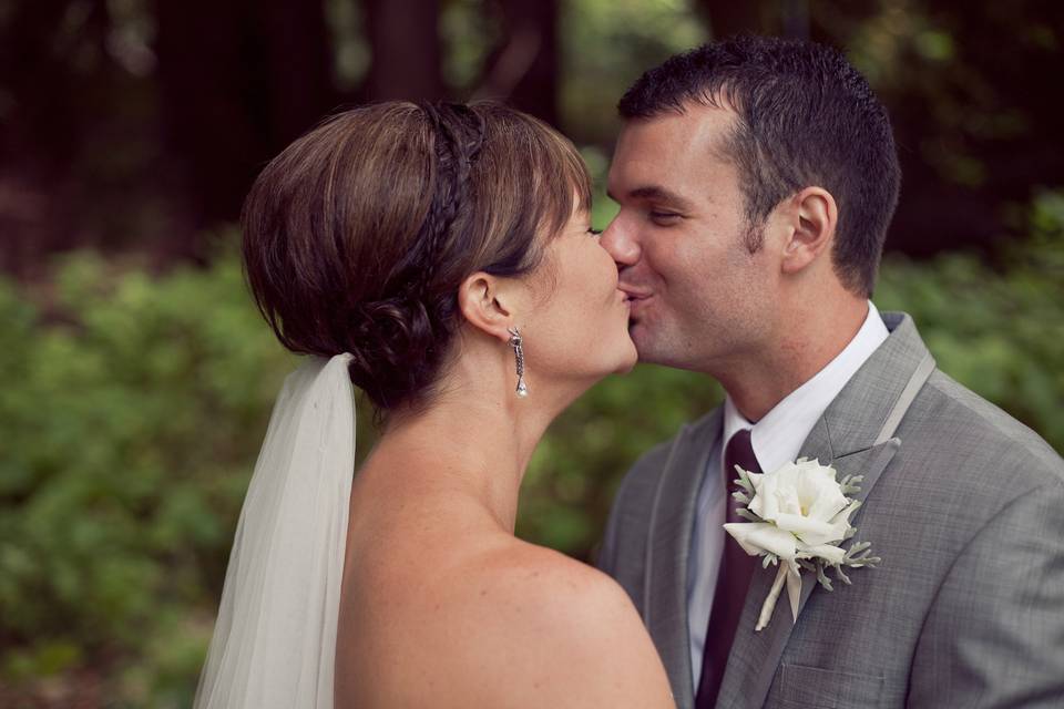 A sweet kiss