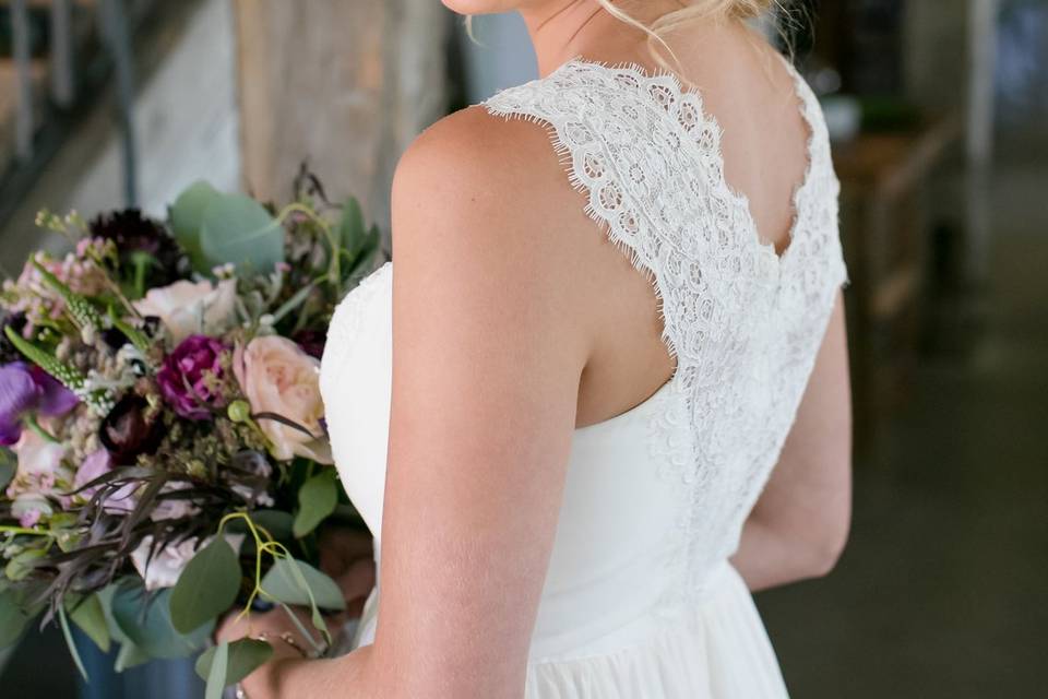 Smiling bride