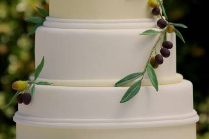 Lovely Grecian inspired cake with sugar paste olives.- Image: Enlightened Shadows