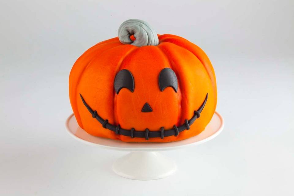 Carved Pumpkin Cake