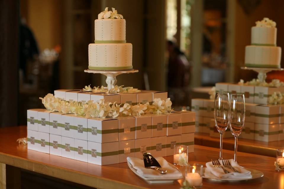 groom's cake and a variety of their favorite flavors