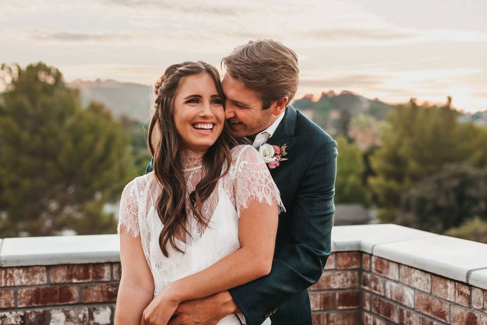 Rooftop Elopement Ceremony