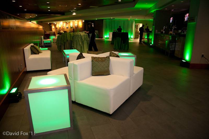 Reception area with guests