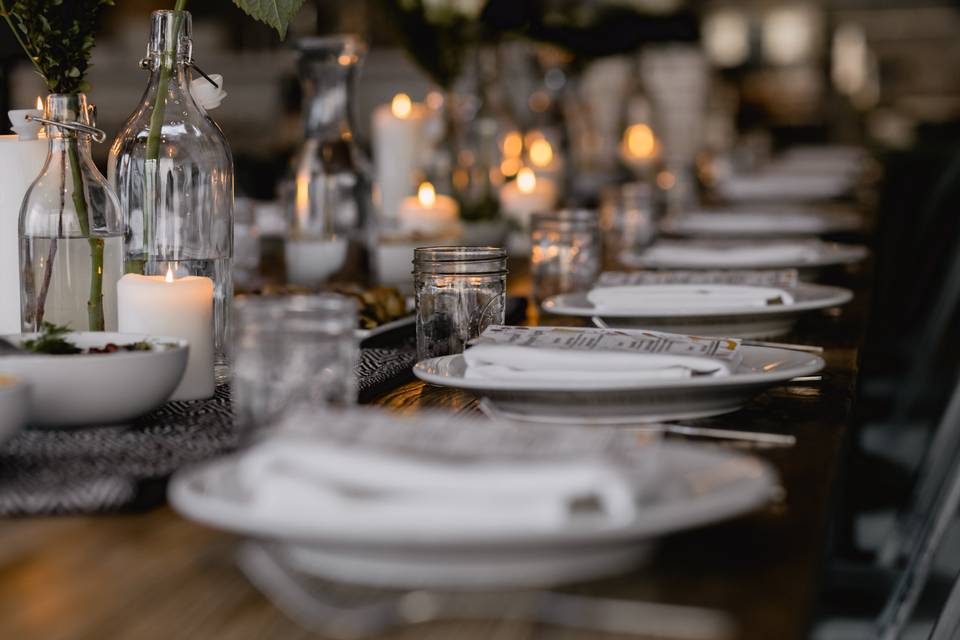 Moody Tablescape