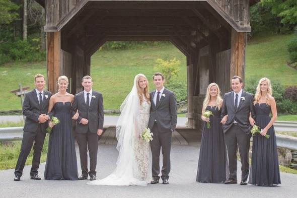 One of our Venue options - Warren Village's Covered Bridge.