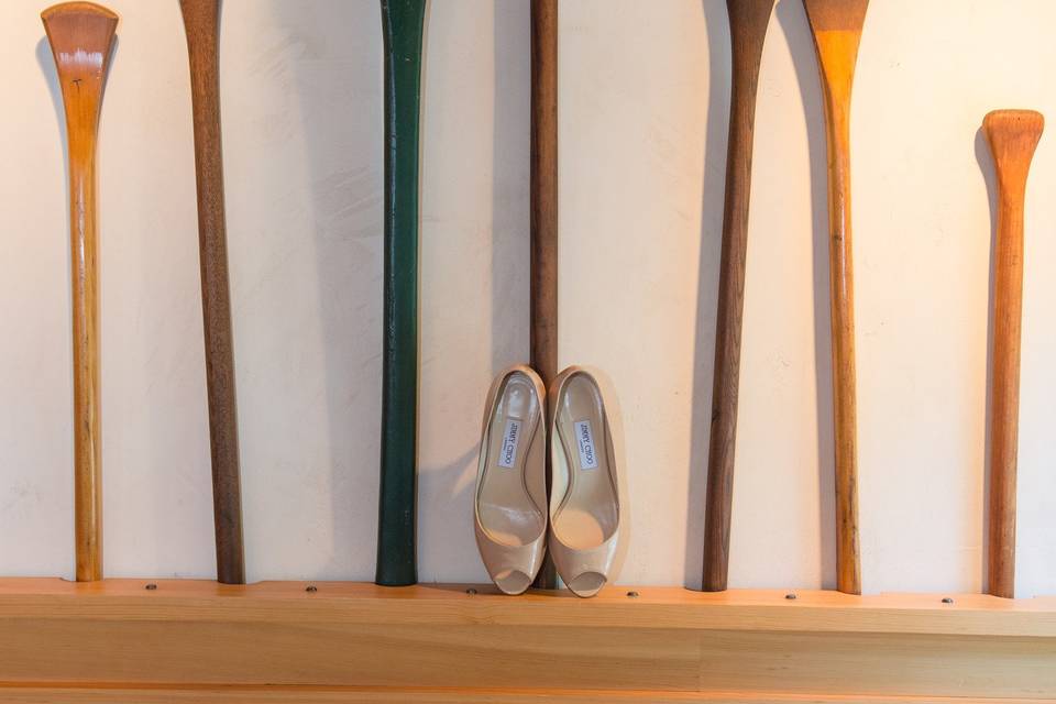 Accessory Shot: Heels in our Trout Room