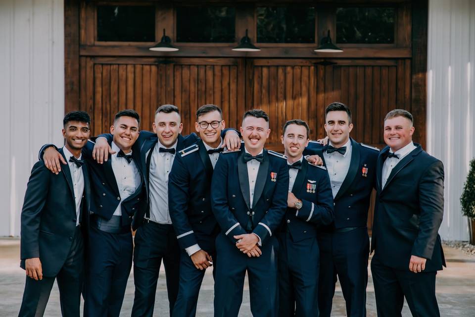 Mason & his groomsmen