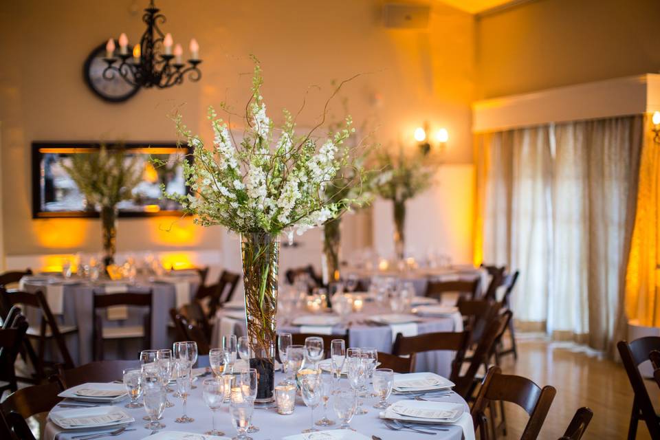 Beautiful ballroom set-up