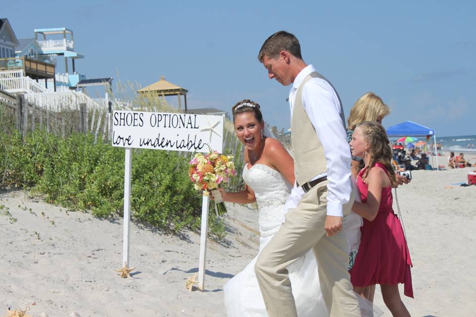 Beach wedding