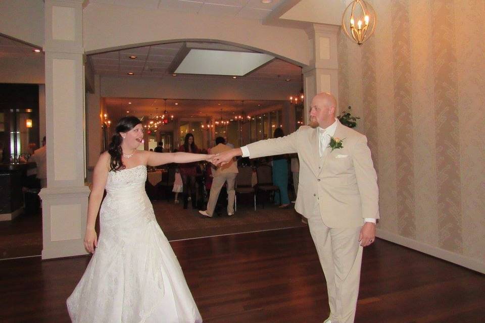 Father and bride