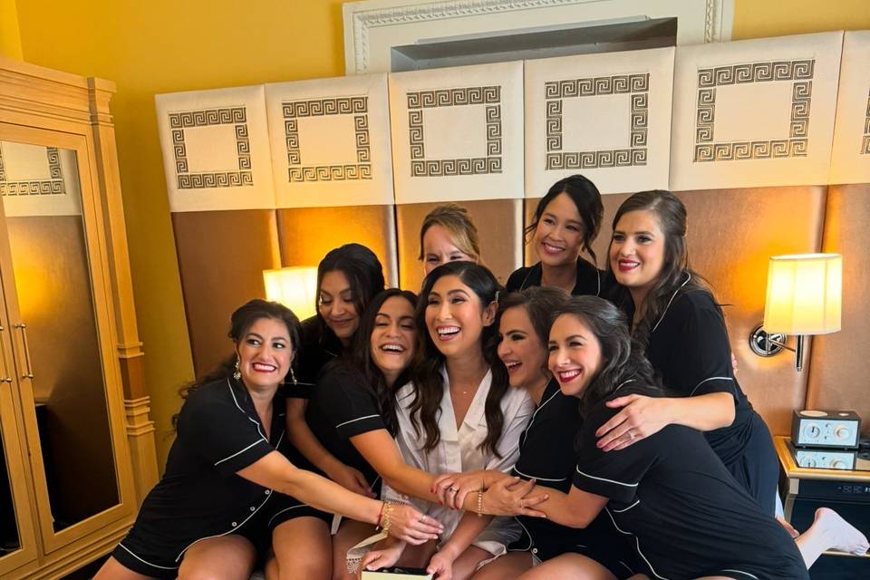 Supportive Bridesmaids