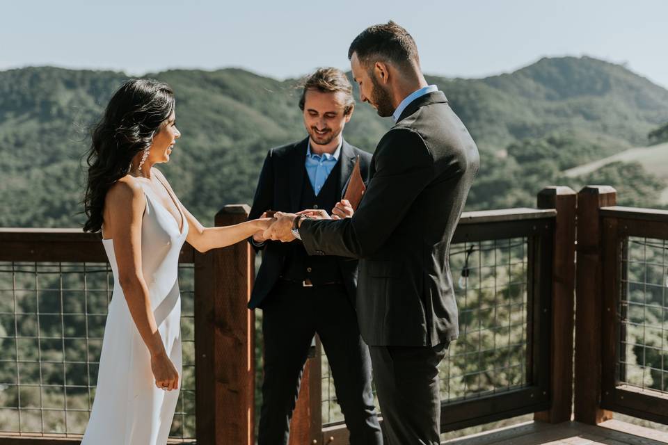 Exchanging vows