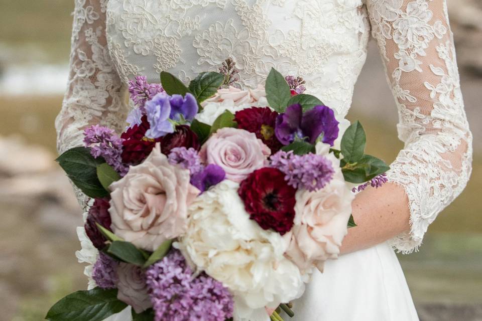 Smiling bride