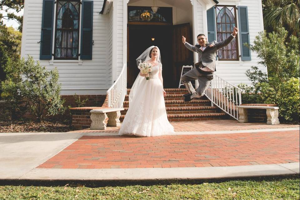 Happy Couple and Chapel