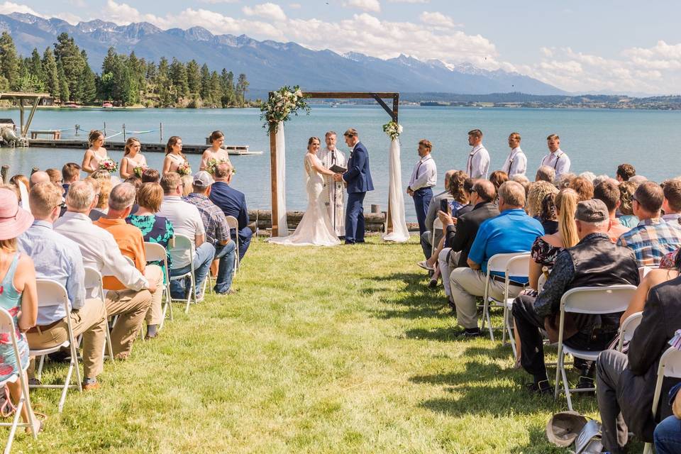 Beach ceremony