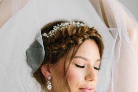 Bride's veil and accessories