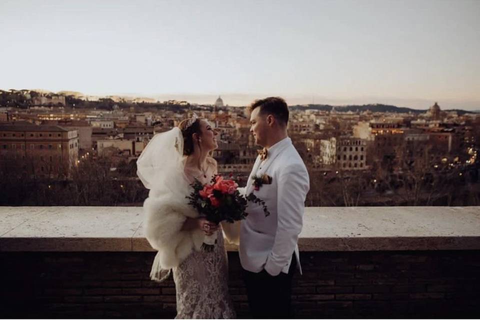Destination wedding in Rome
